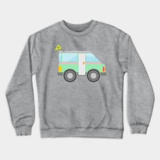 green van road trip Crewneck Sweatshirt